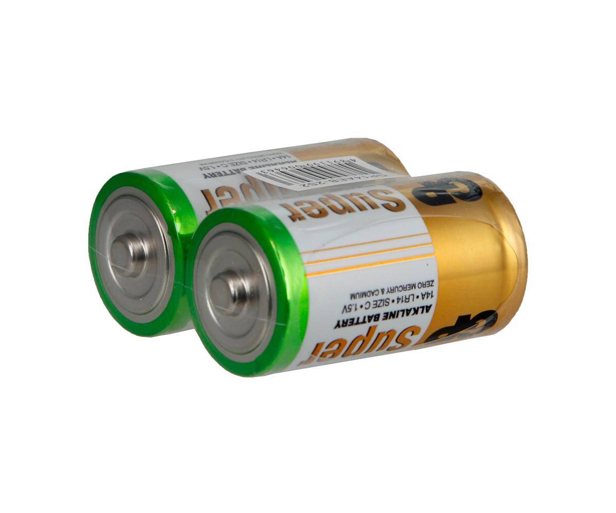 Bateria alkaliczna LR14 GP SUPER (2 sztuki) (Zdjęcie 2)