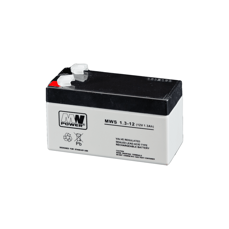 Rechargeable Gel Battery 12V 1,3Ah MWS