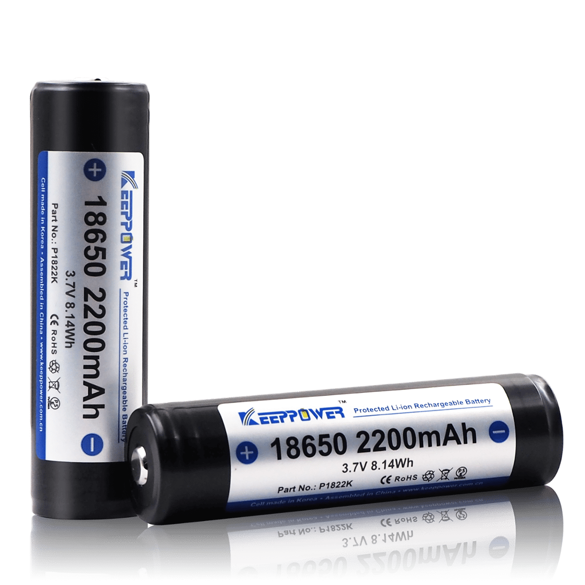 Keeppower Rechargeable Battery ICR18650-220PCM 