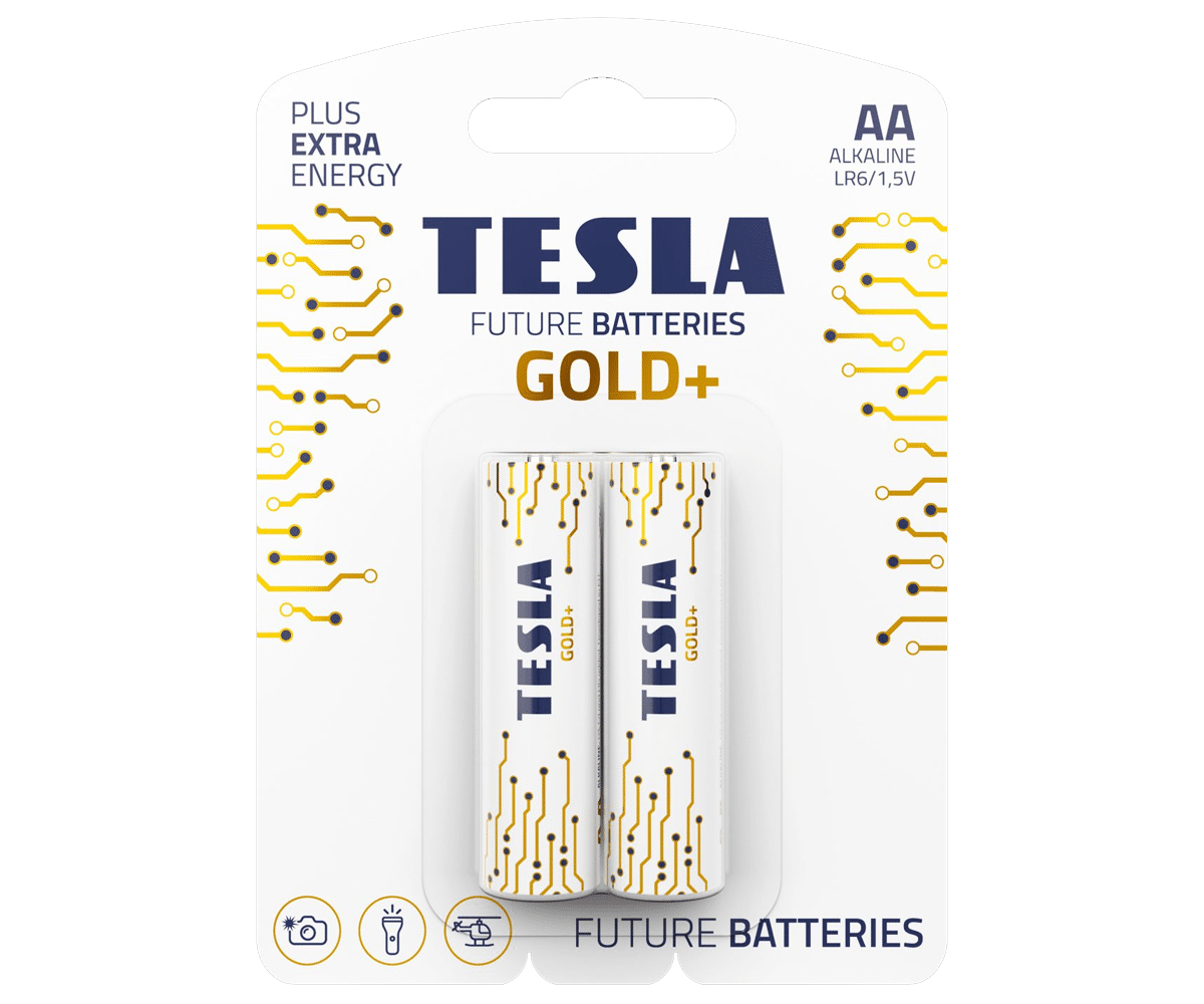 Bateria alk. LR6 TESLA GOLD+ B2 1,5V (Photo 1)