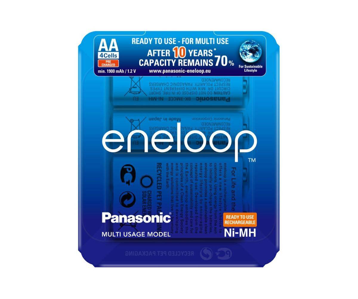 Akumulatorki Panasonic Eneloop R6 AA 2000mAh (4 sztuki) (Zdjęcie 2)