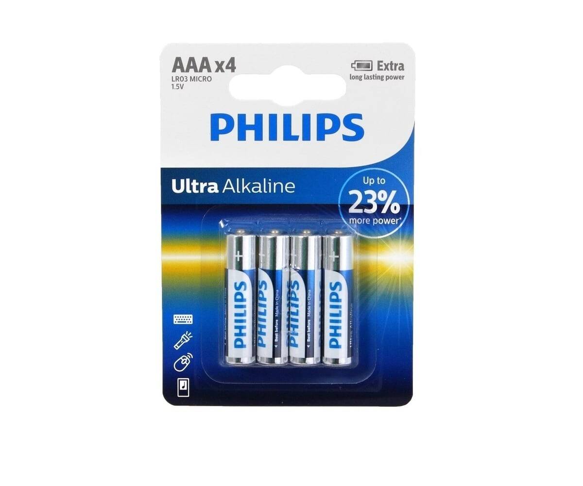 4 Piles alcalines LR03 - AAA Duracell Ultra power en blister - AZ