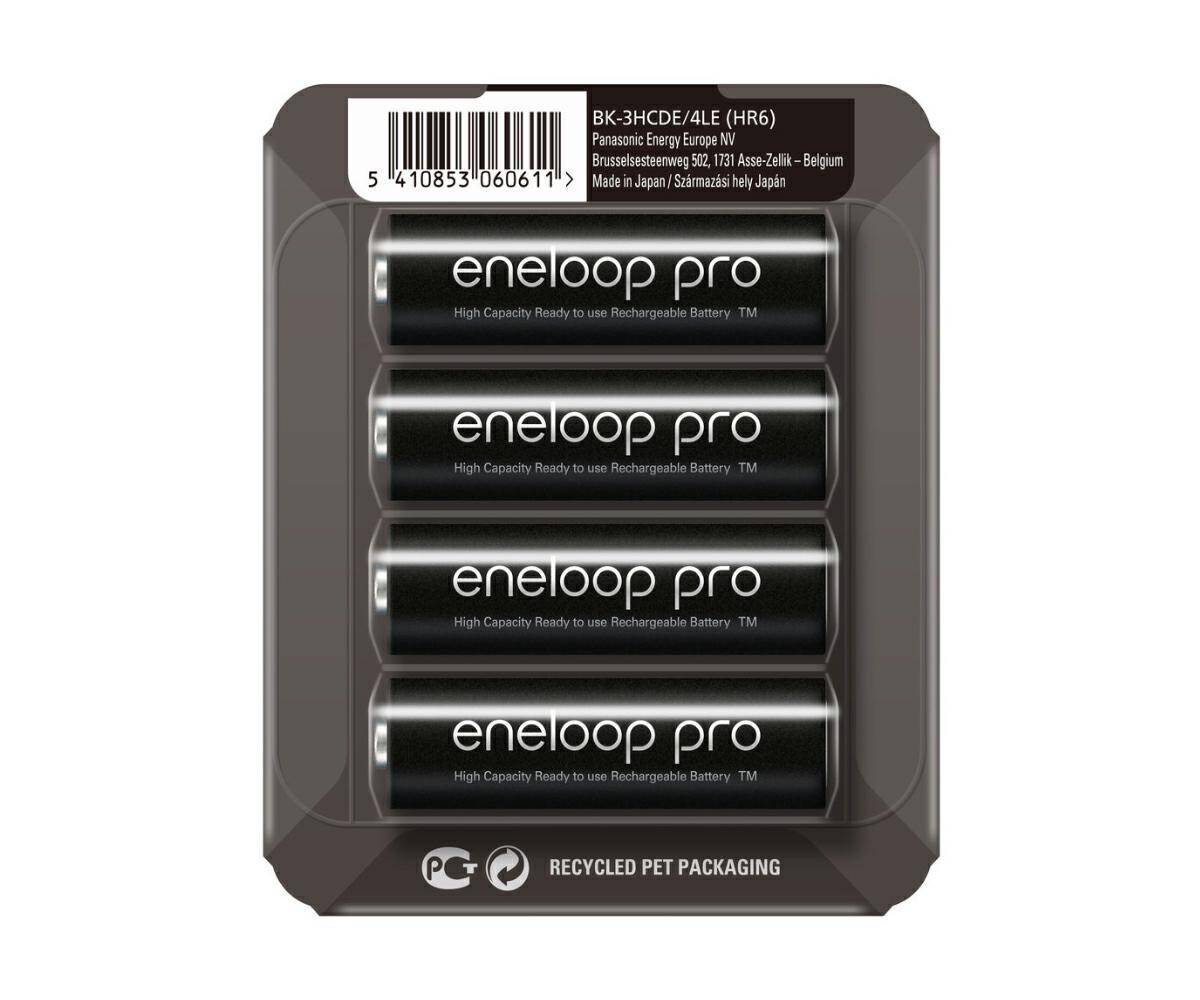 Akumulatorki Panasonic Eneloop PRO R6 AA 2550mAh (4 sztuki) (Zdjęcie 1)