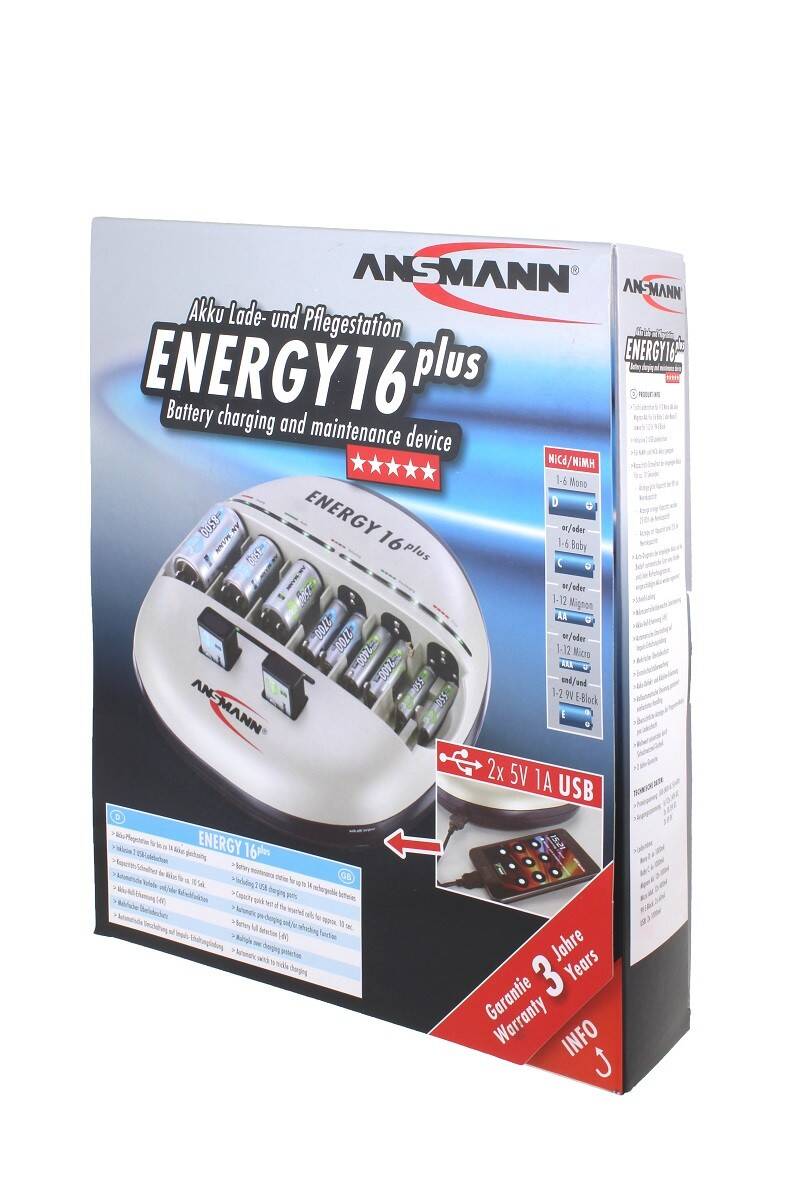 Ładowarka ANSMANN Energy 16 Plus (Zdjęcie 5)
