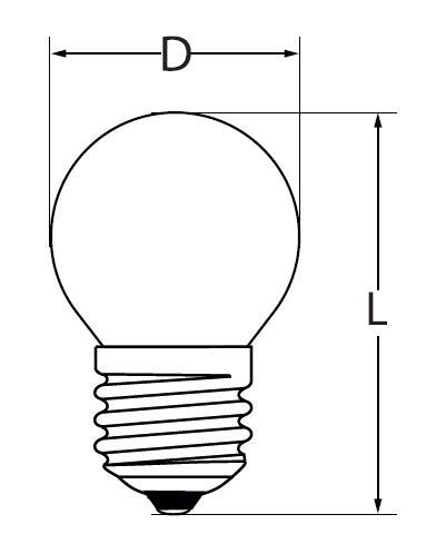 Żarówka SPECTRUM kulka LED E27 4W  (Zdjęcie 2)