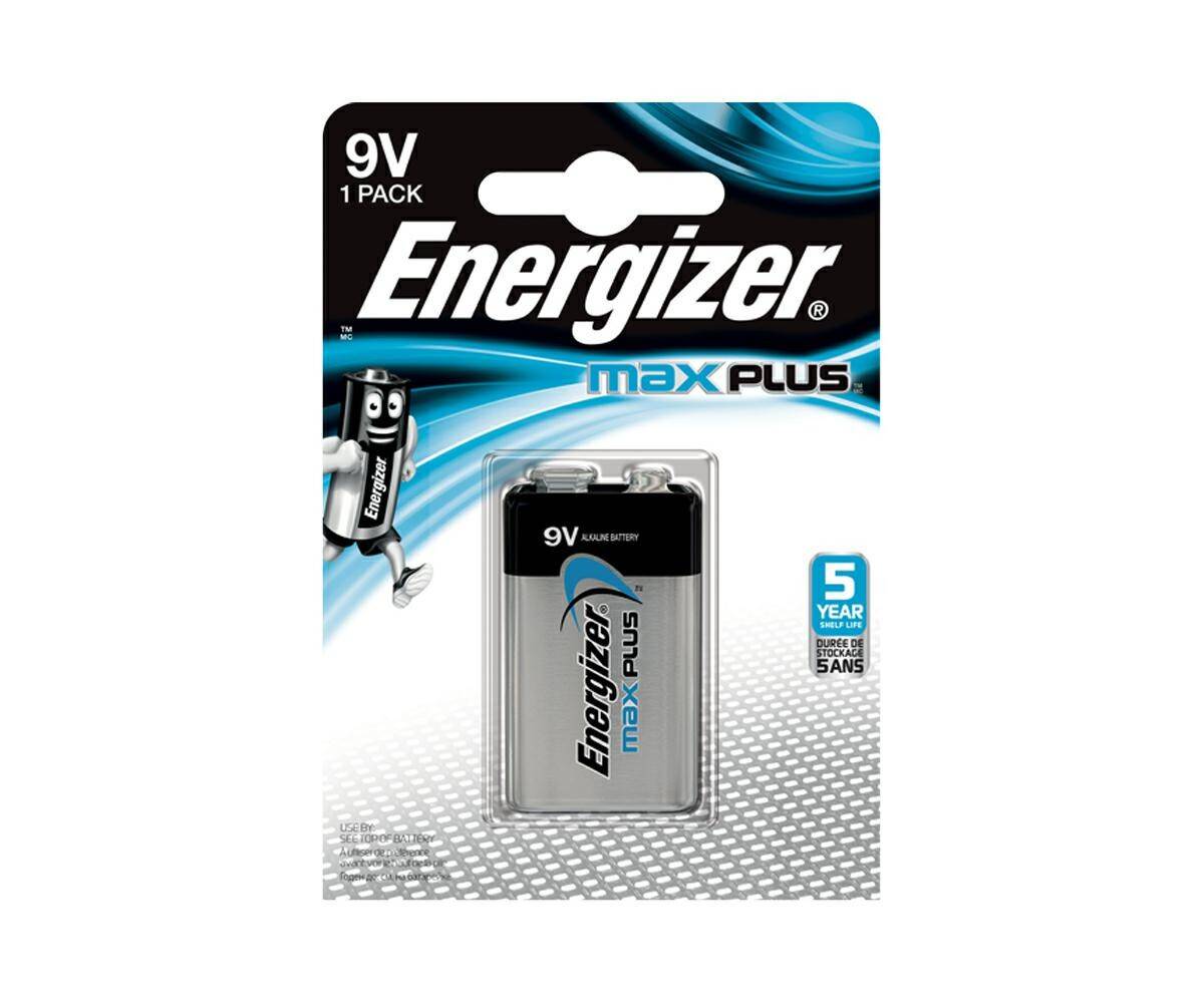 Bateria alkaliczna 6LR61 ENERGIZER MAX PLUS (1 sztuka)