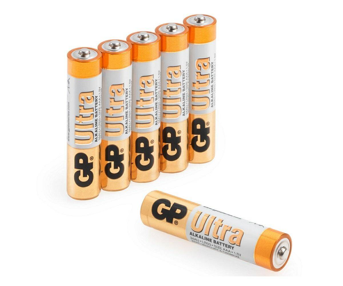 Bateria alkaliczna LR03 AAA GP ULTRA (6 sztuk)
