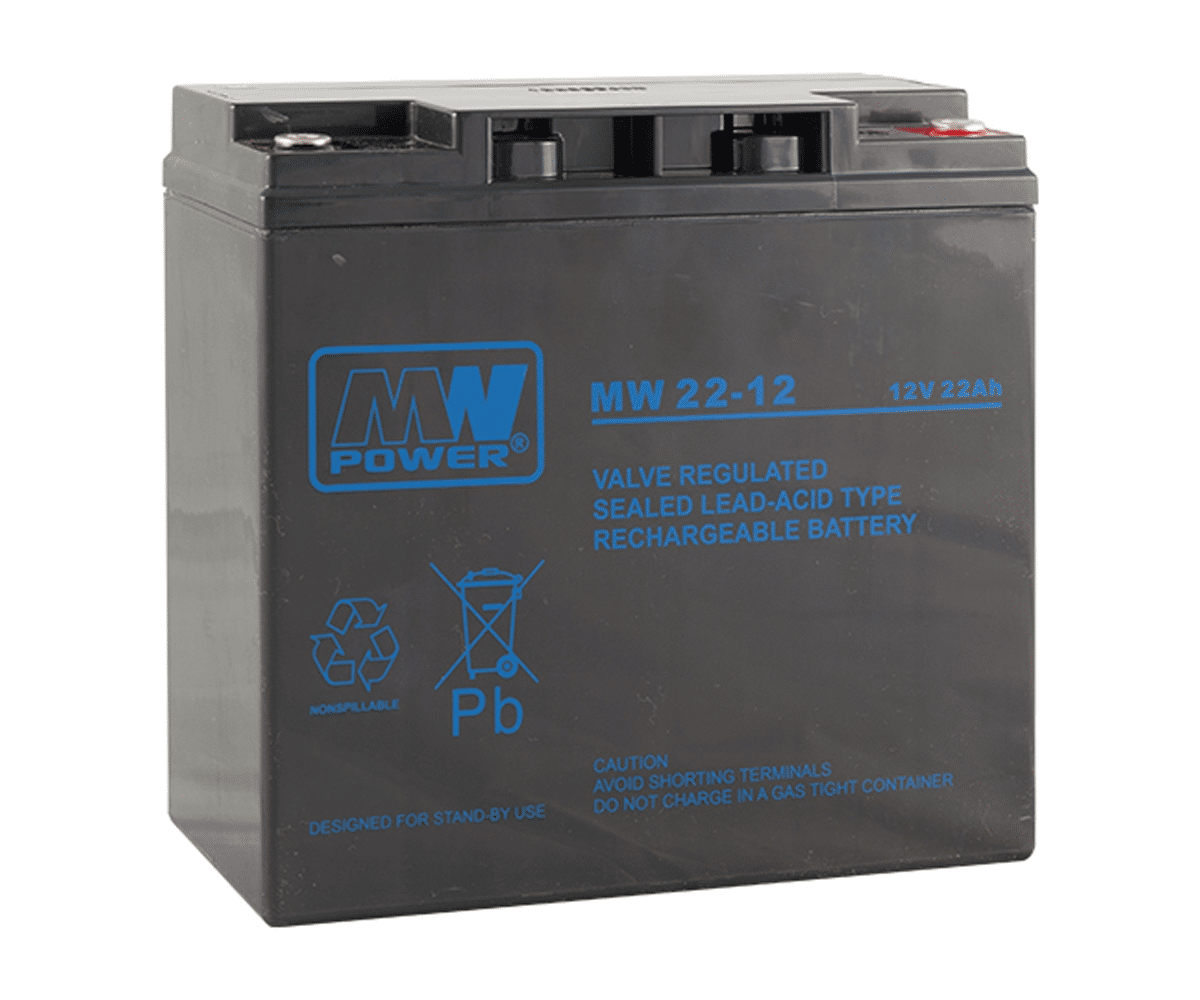Akumulator żelowy 12V/22Ah MW Pb (Zdjęcie 1)