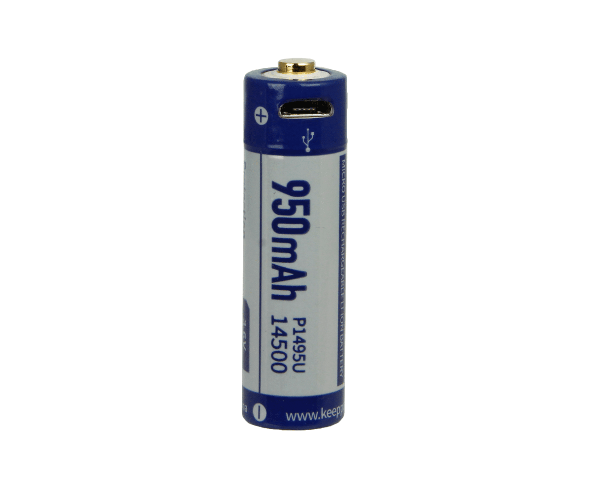 Akumulator KEEPPOWER ICR14500-95PCM 950mAh Li-ION micro-USB (Zdjęcie 1)