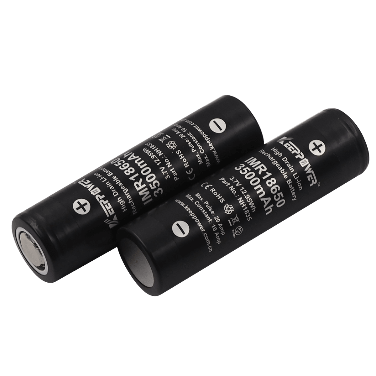 Akumulator Keeppower IMR18650 3500mAh Li-ION 10A (Zdjęcie 3)