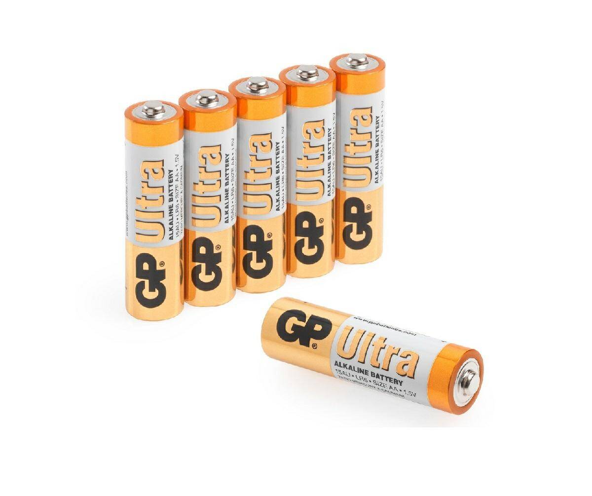 Alkaline battery LR06 AA GP ULTRA (6 units) (Photo 1)