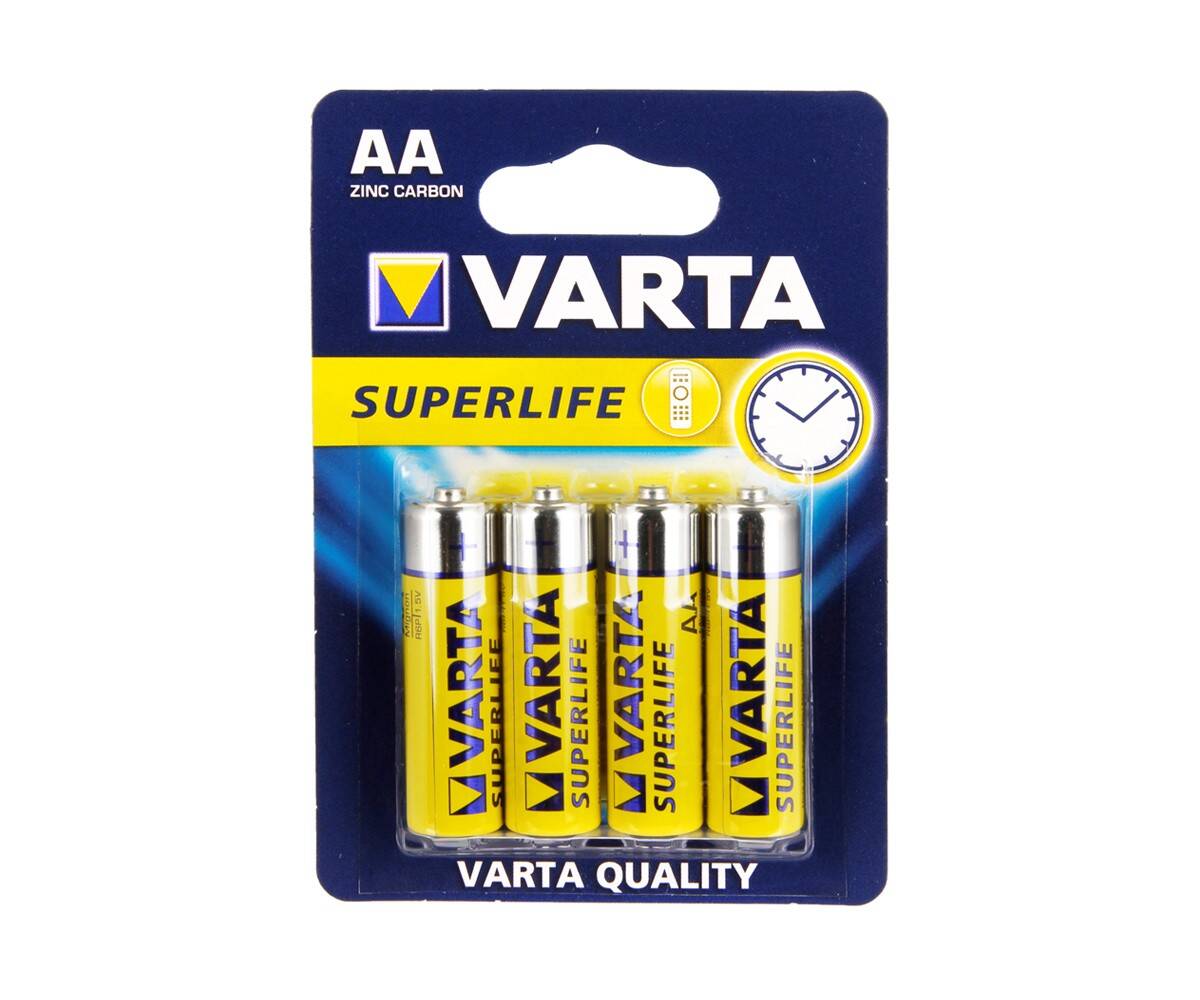 Bateria R6P VARTA SUPERLIFE (4 sztuki) (Zdjęcie 1)