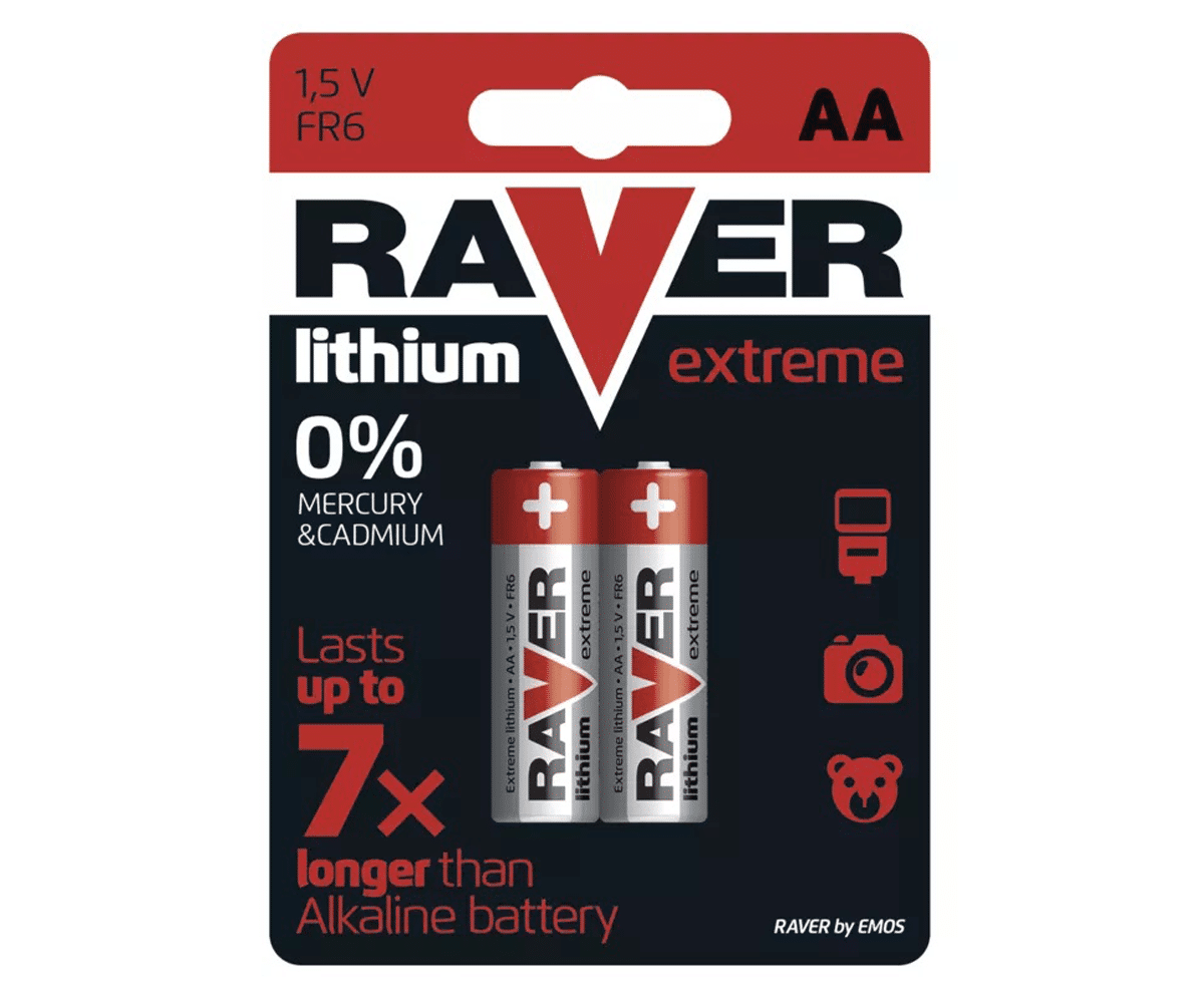 Bateria litowa RAVER FR06 B7821 (2 sztuki)