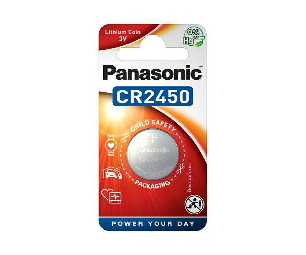 Bateria litowa Panasonic CR2450 (1 sztuka) (Zdjęcie 1)