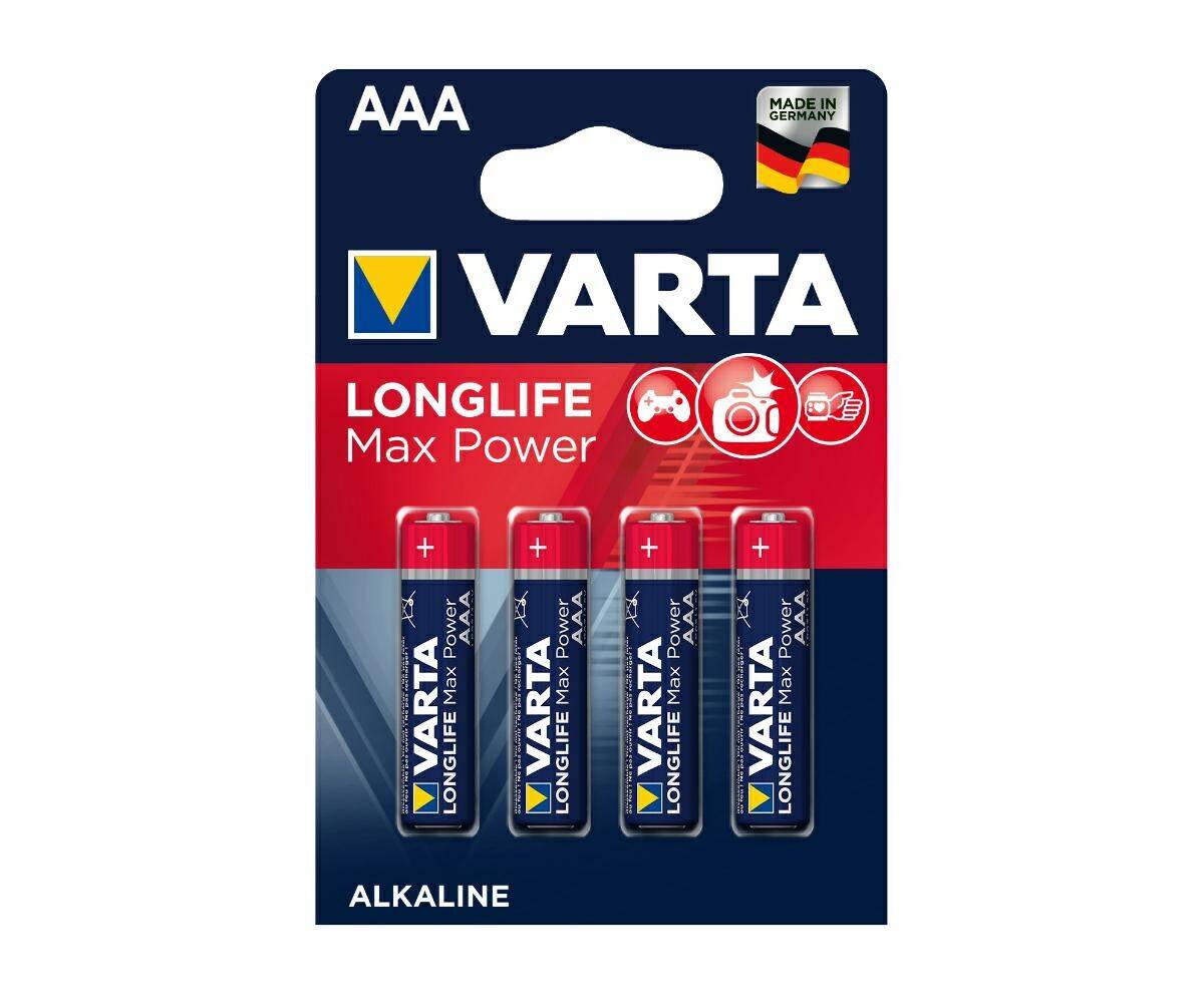 Bateria alkaliczna LR03 AAA VARTA MAX POWER (4 sztuki)