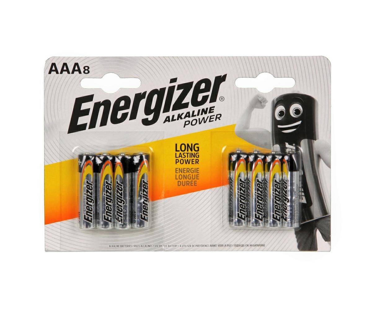 Bateria alkaliczna LR03  AAA ENERGIZER POWER (8 sztuk) (Zdjęcie 1)