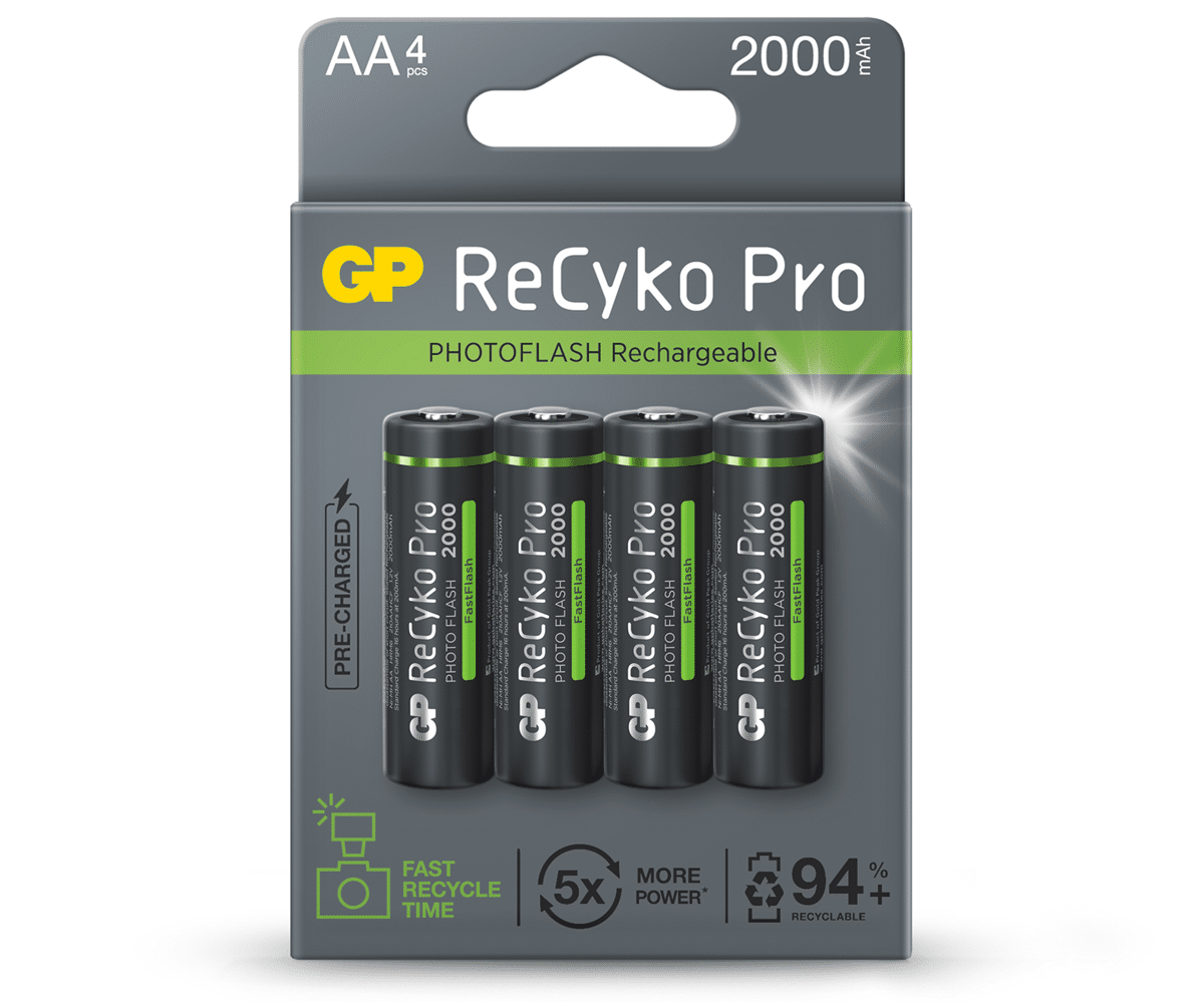 GP Recyko+ PRO PhotoFlash R6/AA 2000 EB4