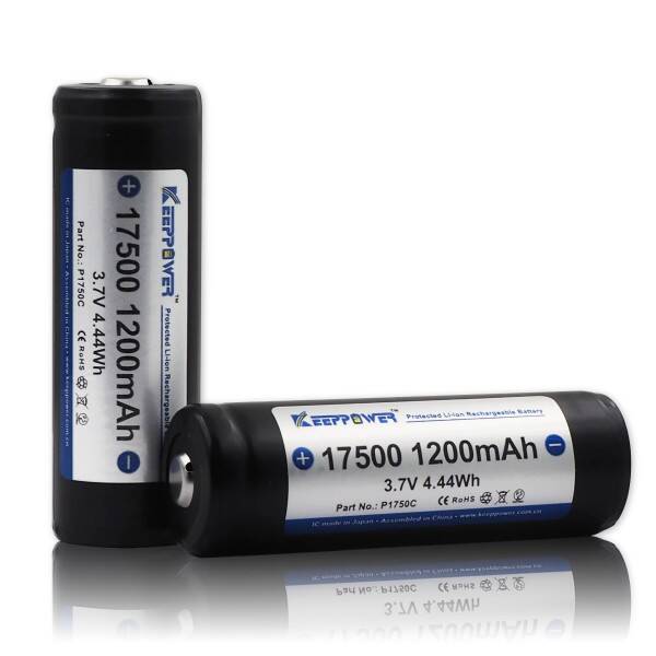 Keeppower Rechargeable Battery ICR17500-120PCM 1200mAh  4/5A Li-ION