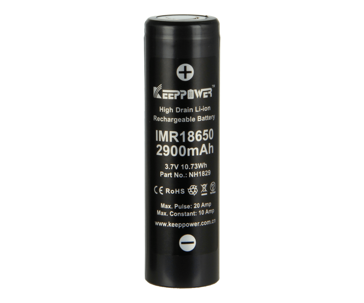 Akumulator Keeppower IMR18650 2900mAh Li-ION 10A (Zdjęcie 1)