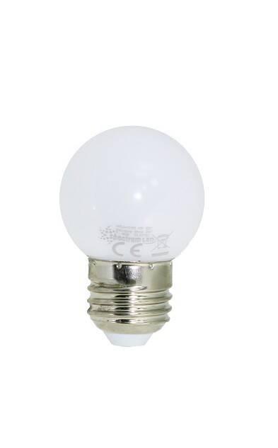 Żarówka SPECTRUM kulka LED E27 1W RGB (Zdjęcie 4)