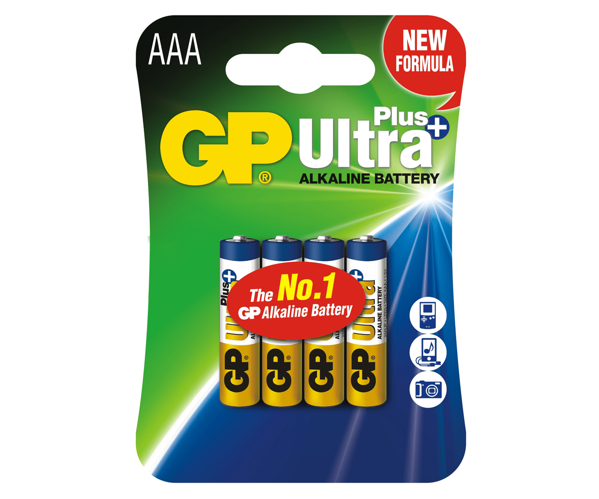 Alkaline battery LR03 AAA GP ULTRA PLUS (4 units)