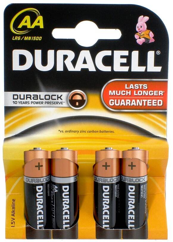 Bateria alkaliczna LR6 AA DURACELL C&B (1 sztuka) (Zdjęcie 2)