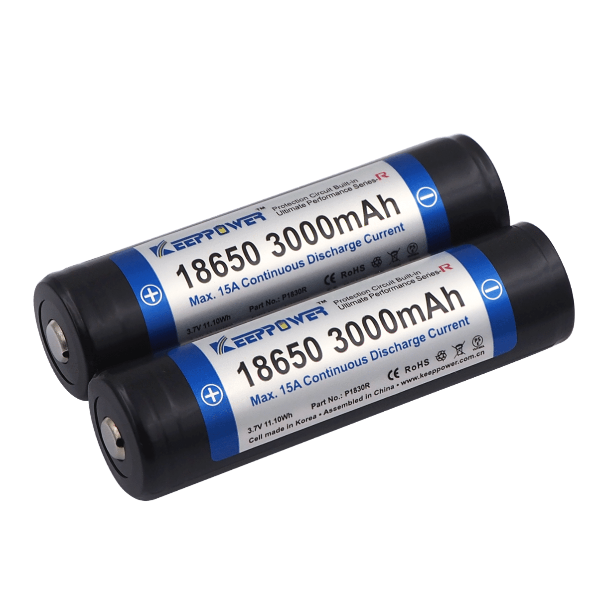 Keeppower Rechargeable Battery ICR18650-300PCM-R  (Photo 2)