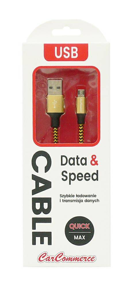 KABEL - USB A 2.0 / Micro USB 2,4A 1m. (Zdjęcie 2)