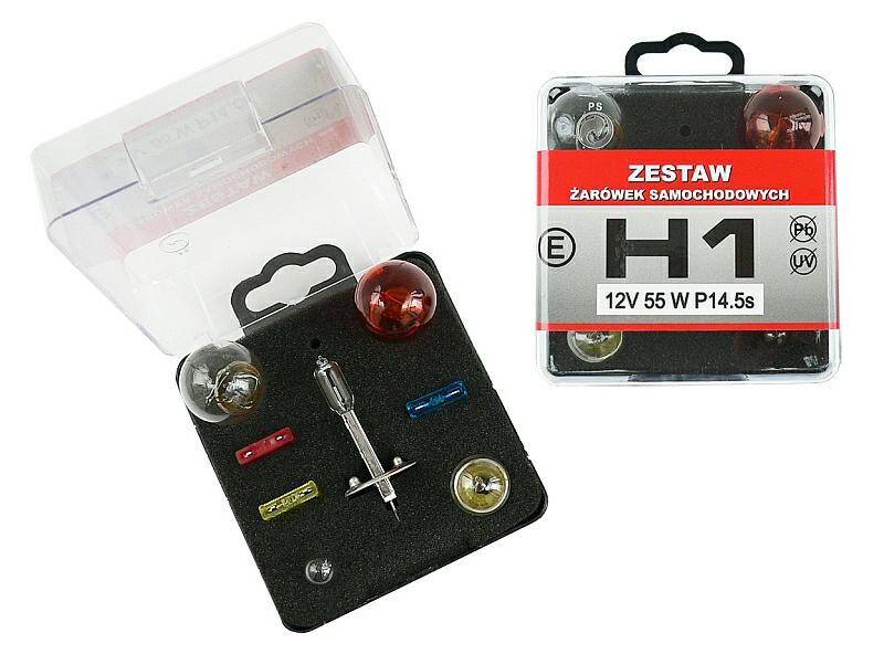 ŻARÓWKI ZESTAW z H1 12V P14,5S