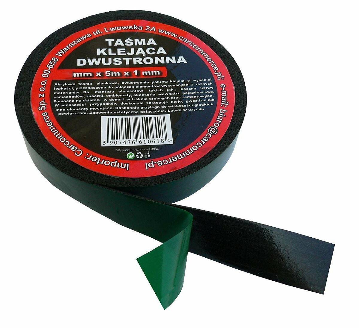 TASMA DWUSTRONNA 12MM X 5M