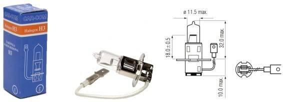 ŻARÓWKA H3 12V 55W PK22s