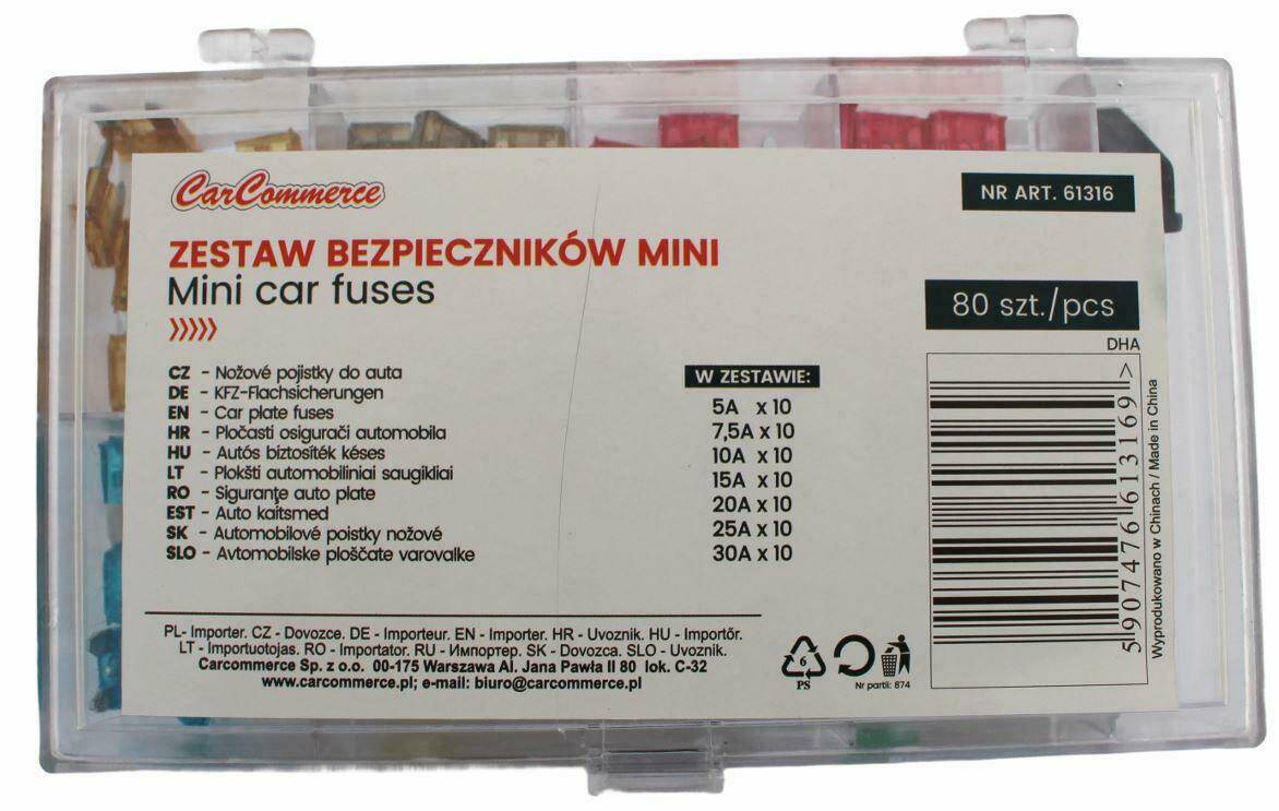 ZESTAW BEZPIECZNIKÓW_MINI - 80 szt.