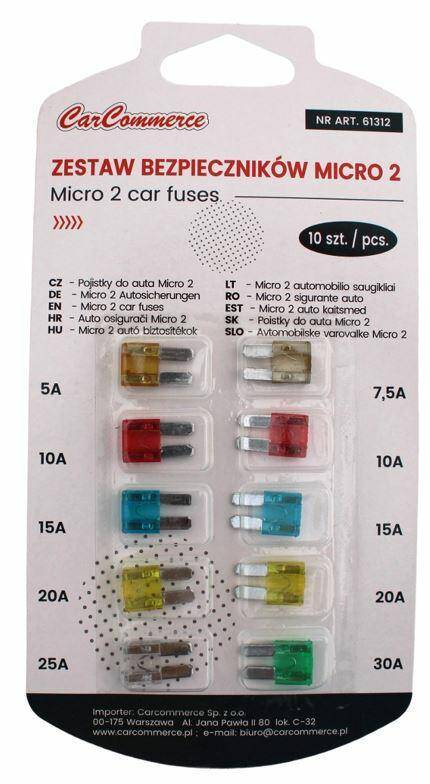 ZESTAW BEZPIECZNIKÓW MICRO 2 - 10 szt.