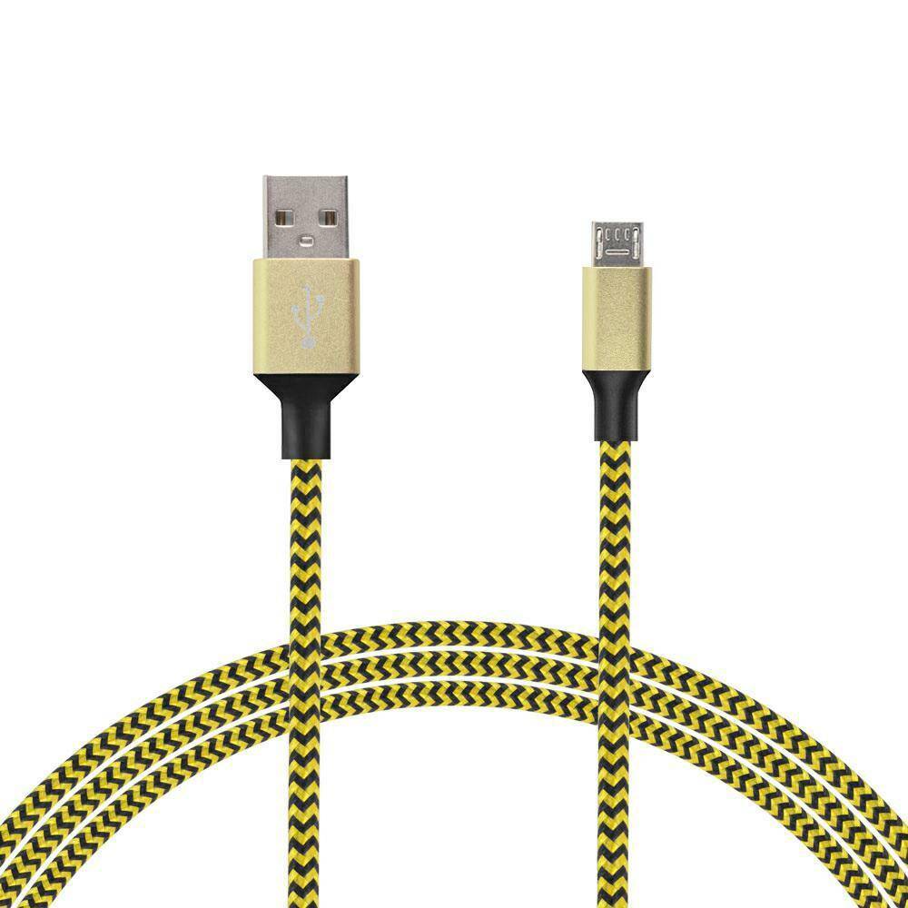 KABEL - USB A 2.0 / Micro USB 2,4A 1m.