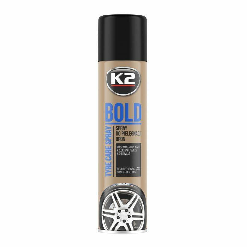 K2 Bold nabłyszcza opony 600ml spray