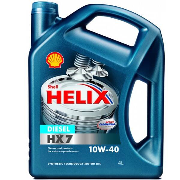 Shell Helix HX7 10W40 Diesel 4L.