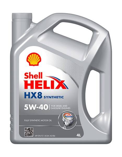 Shell Helix HX8 5W40 4L.
