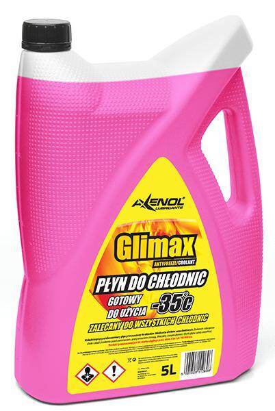 Axenol Glimax płyn różowy -35*C 5L.