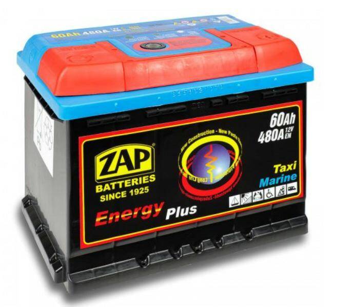 ZAP Akumulator Energy 60Ah P+