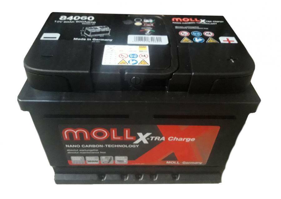 Akumulator MOLL 60Ah/600A X-tra P+