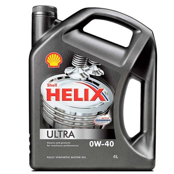 Shell Helix ULTRA 0W40 4L.