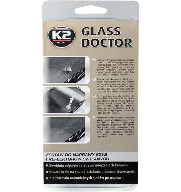 K2 GLASS DOCTOR 0,8ml do naprawy szyb