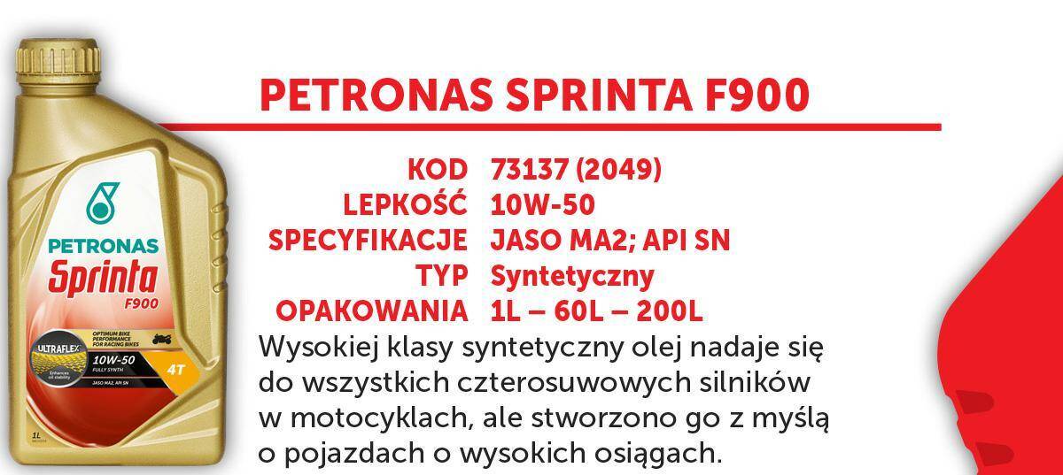 Petronas SPRINTA 4T/F900 10W50 1L.