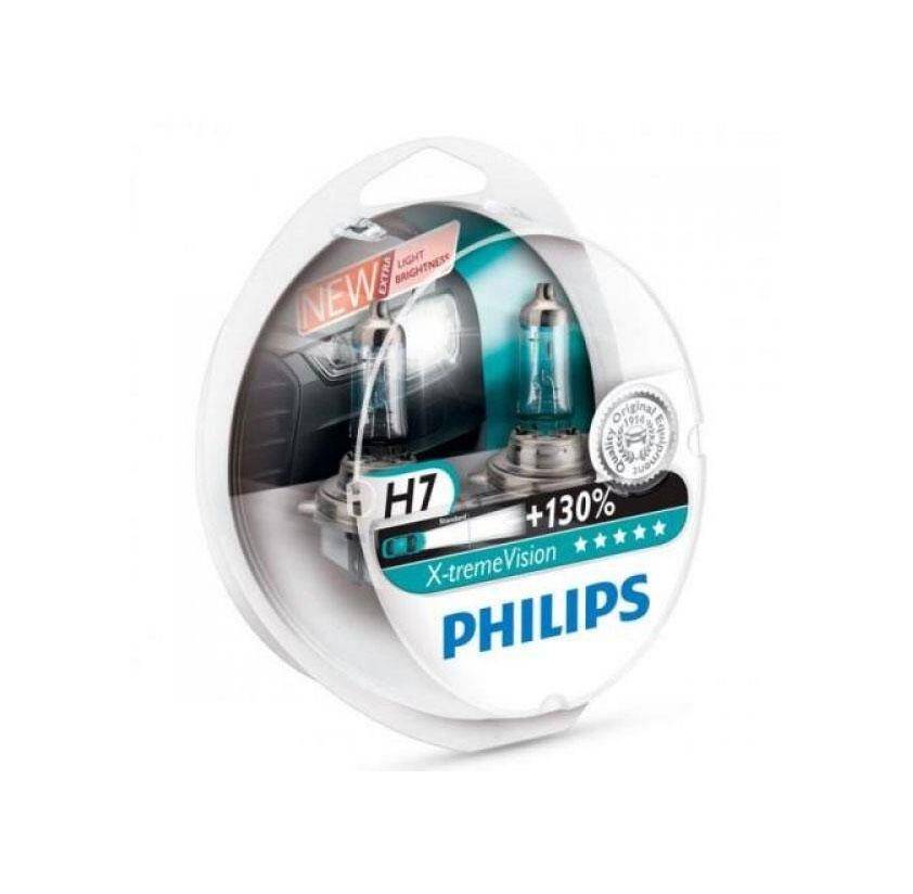 Philips Zestaw Żarówek 12VH7 +130% 2szt