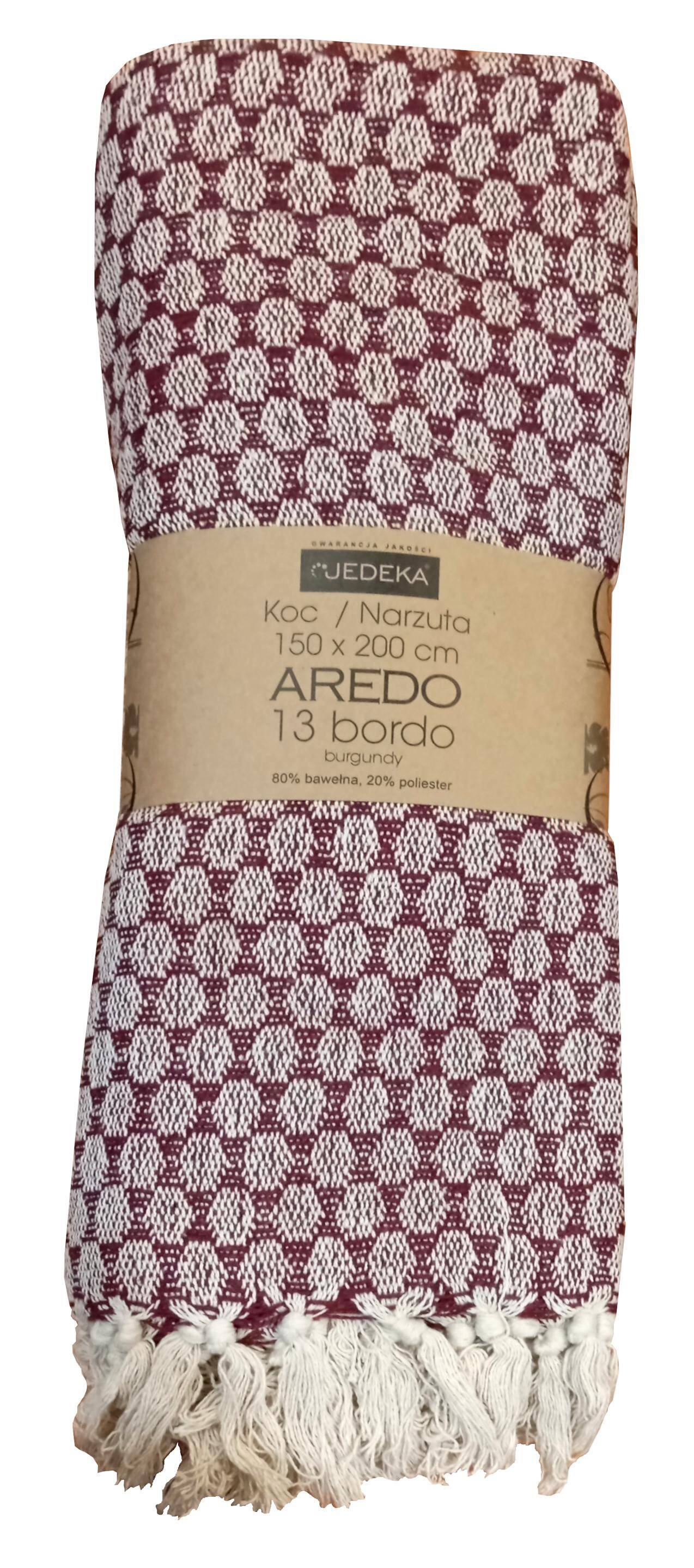 Koc AREDO 13 bordo  150x200