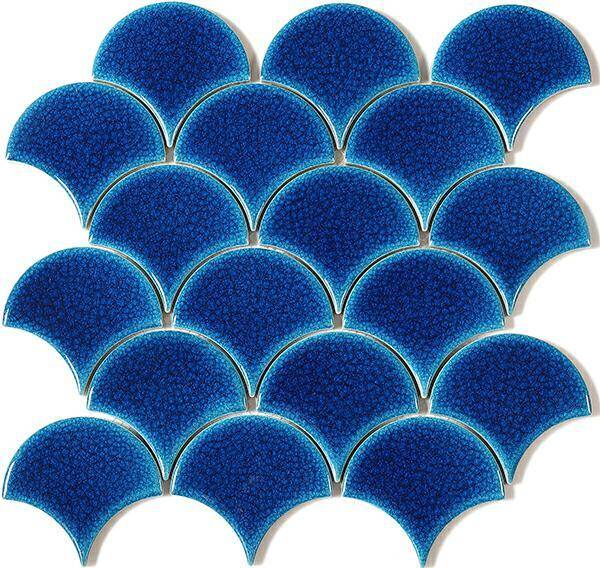Mozaika Ceramiczna Atlantis Blue Łuska