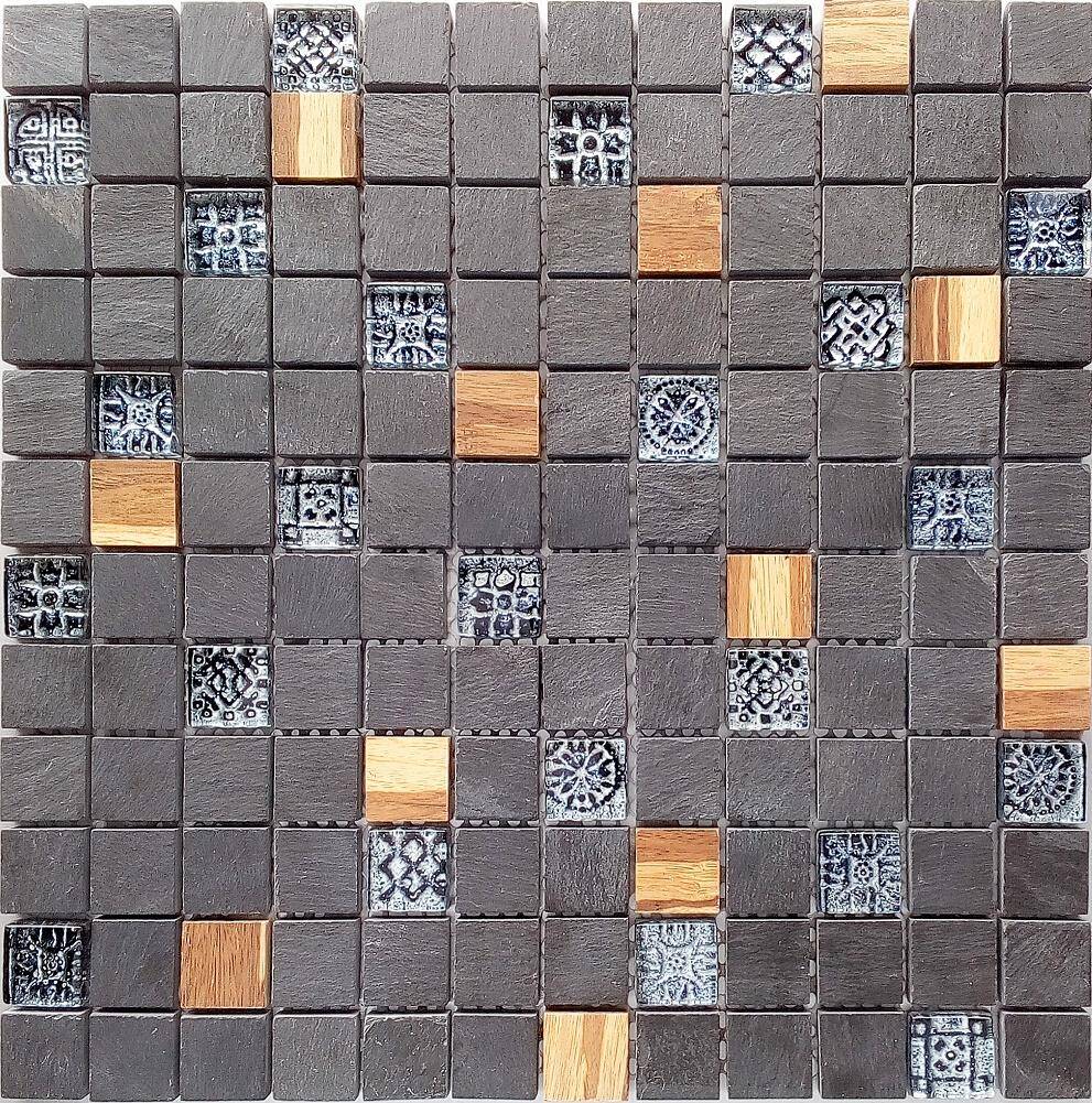 Decora Mosaicos Bamboo Negro 30x30