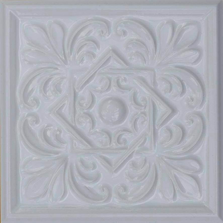 CIL RELIEVE CEVICA WHITE GLOSSY 15x15