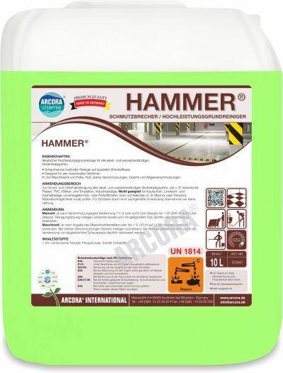 HAMMER 10L Środek do gruntownego czyszczenia o wysokiej wydajności