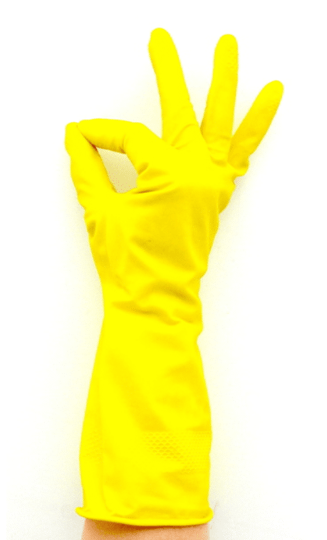 IDEAL rękawice gumowe żółte rozm XL (Zdjęcie 2)